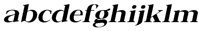 Galnery Extra Bold Extra Exp Slanted FONT