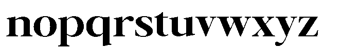 Galnery Extra Bold Semi Exp Font LOWERCASE