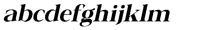 Galnery Extra Bold Slanted FONT