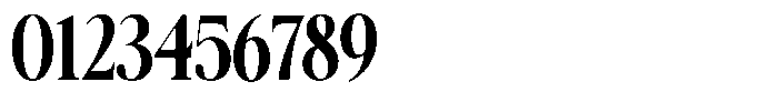 Galnery Extra Bold Ultra Condensed Font OTHER CHARS