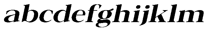 Galnery Extra Bold Ultra Exp Slanted FONT