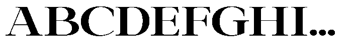 Galnery Extra Bold Ultra Exp Font UPPERCASE