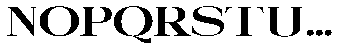 Galnery Extra Bold Ultra Exp Font UPPERCASE