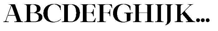 Galnery Extra Bold Font UPPERCASE