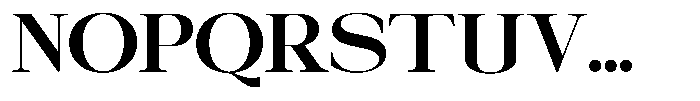 Galnery Extra Bold Font UPPERCASE
