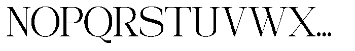 Galnery Extra Condensed Font UPPERCASE