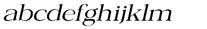 Galnery Extra Exp Slanted FONT