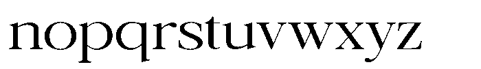 Galnery Extra Exp Font LOWERCASE
