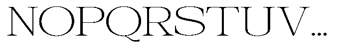 Galnery Extra Light Ultra Exp Font UPPERCASE