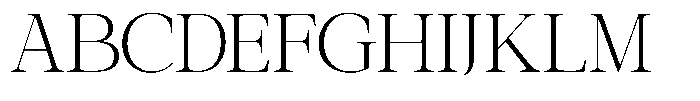Galnery Light Condensed Font UPPERCASE