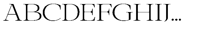 Galnery Light Extra Exp Font UPPERCASE
