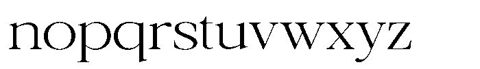 Galnery Light Extra Exp Font LOWERCASE