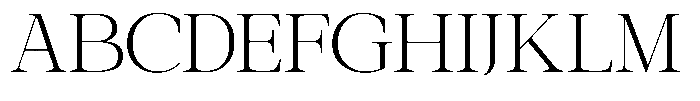 Galnery Light Semi Condensed Font UPPERCASE