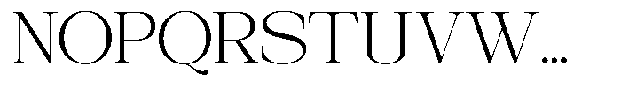 Galnery Light Semi Condensed Font UPPERCASE