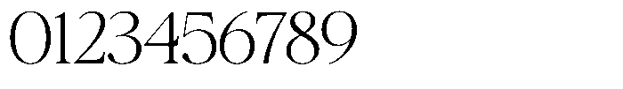 Galnery Light Semi Exp Font OTHER CHARS