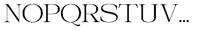 Galnery Light Semi Exp Font UPPERCASE