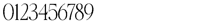 Galnery Light Ultra Condensed Font OTHER CHARS