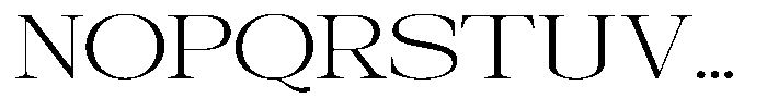 Galnery Light Ultra Exp Font UPPERCASE