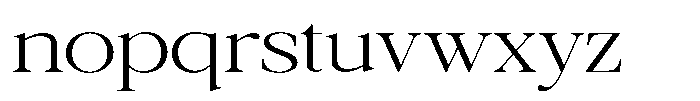 Galnery Light Ultra Exp Font LOWERCASE