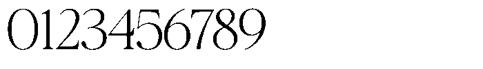 Galnery Light Font OTHER CHARS