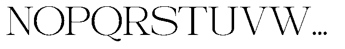 Galnery Light Font UPPERCASE