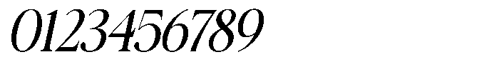 Galnery Medium Condensed Slanted Font OTHER CHARS