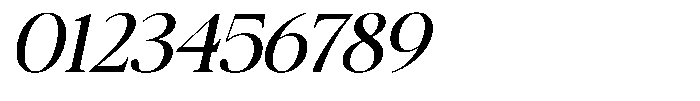 Galnery Medium Expanded Slanted Font OTHER CHARS