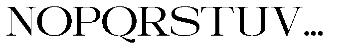 Galnery Medium Expanded Font UPPERCASE
