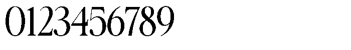Galnery Medium Extra Condensed Font OTHER CHARS