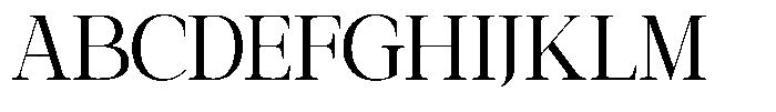Galnery Medium Extra Condensed Font UPPERCASE