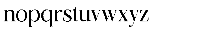 Galnery Medium Extra Condensed Font LOWERCASE