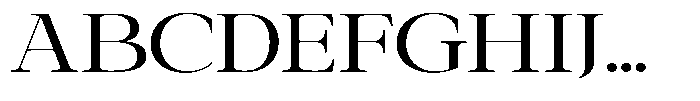 Galnery Medium Extra Exp Font UPPERCASE