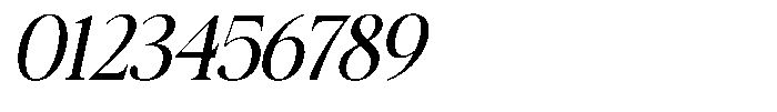 Galnery Medium Semi Condensed Slanted Font OTHER CHARS