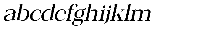 Galnery Medium Semi Condensed Slanted FONT