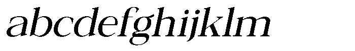 Galnery Medium Slanted FONT