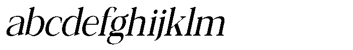 Galnery Medium Ultra Condensed Slanted FONT