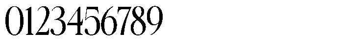 Galnery Medium Ultra Condensed Font OTHER CHARS