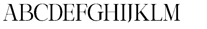 Galnery Medium Ultra Condensed Font UPPERCASE