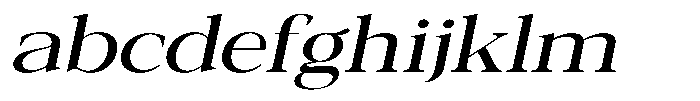Galnery Medium Ultra Exp Slanted FONT
