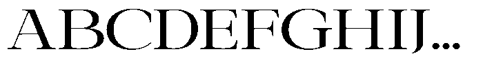 Galnery Medium Ultra Exp Font UPPERCASE