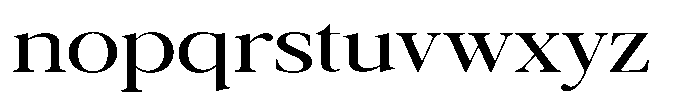 Galnery Medium Ultra Exp Font LOWERCASE