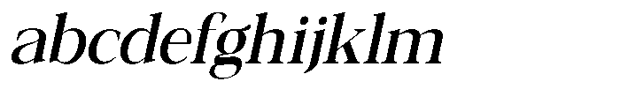 Galnery Semi Bold Condensed Slanted FONT