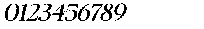Galnery Semi Bold Expanded Slanted Font OTHER CHARS
