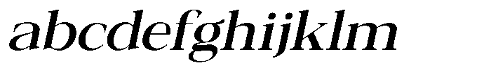 Galnery Semi Bold Semi Exp Slanted FONT