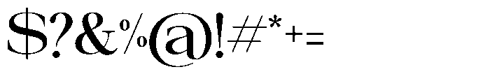 Galnery Semi Bold Semi Exp Font OTHER CHARS