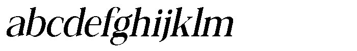 Galnery Semi Bold Ultra Condensed Slanted FONT