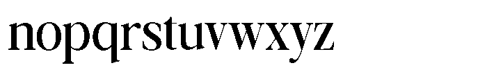 Galnery Semi Bold Ultra Condensed Font LOWERCASE