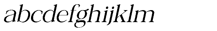 Galnery Semi Condensed Slanted FONT