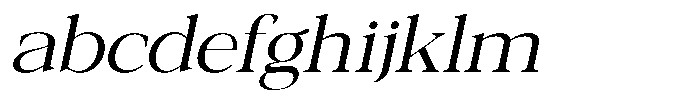 Galnery Semi Exp Slanted FONT