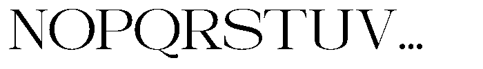 Galnery Semi Exp Font UPPERCASE